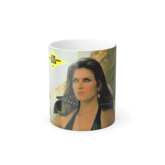 Caroline Munro #340 (Vintage Female Icon) Color Changing Mug 11oz 11oz - Go Mug Yourself