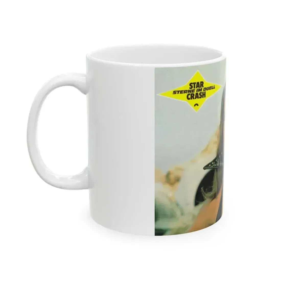 Caroline Munro #340 (Vintage Female Icon) White Coffee Mug - Go Mug Yourself