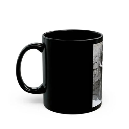 Caroline Munro #341 (Vintage Female Icon) Black Coffee Mug - Go Mug Yourself