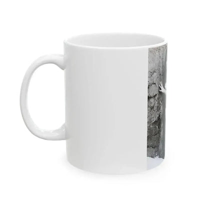 Caroline Munro #341 (Vintage Female Icon) White Coffee Mug - Go Mug Yourself