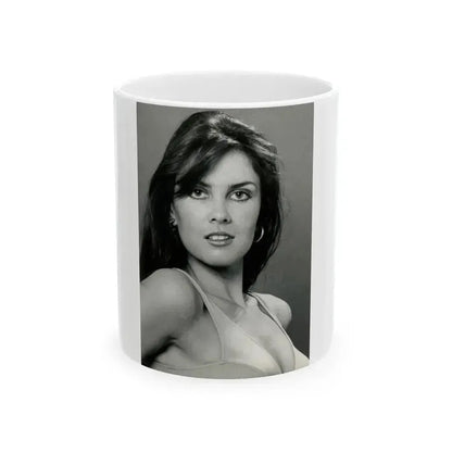 Caroline Munro #342 (Vintage Female Icon) White Coffee Mug 11oz - Go Mug Yourself