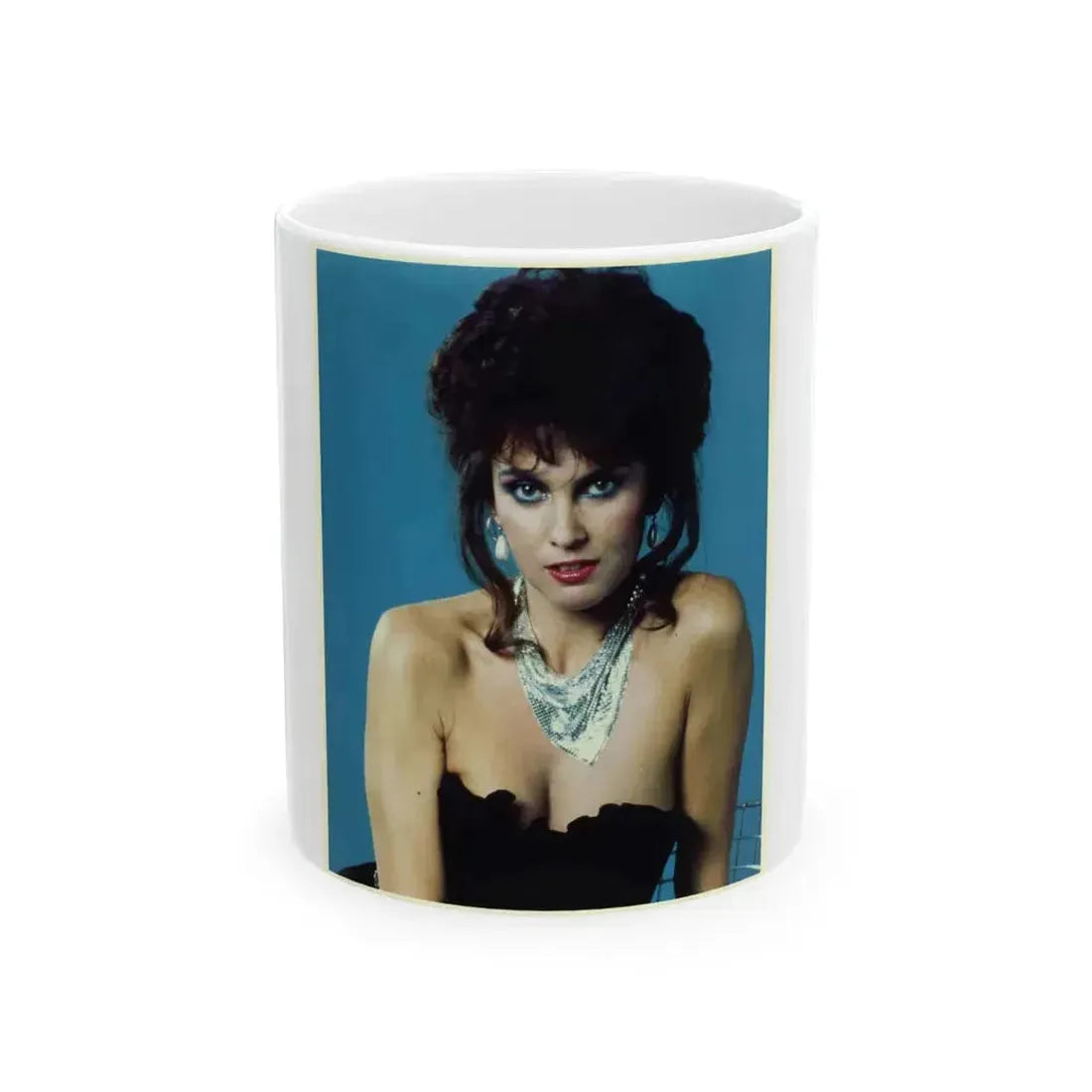 Caroline Munro #343 (Vintage Female Icon) White Coffee Mug 11oz - Go Mug Yourself