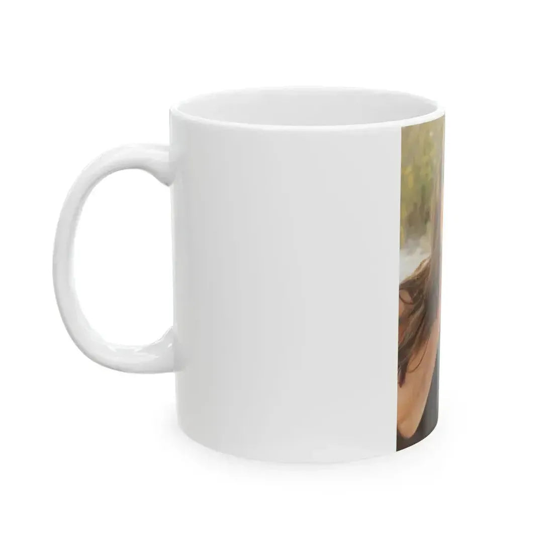 Caroline Munro #348 (Vintage Female Icon) White Coffee Mug - Go Mug Yourself