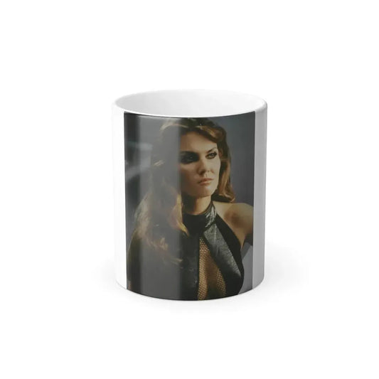 Caroline Munro #35 (Vintage Female Icon) Color Changing Mug 11oz 11oz - Go Mug Yourself