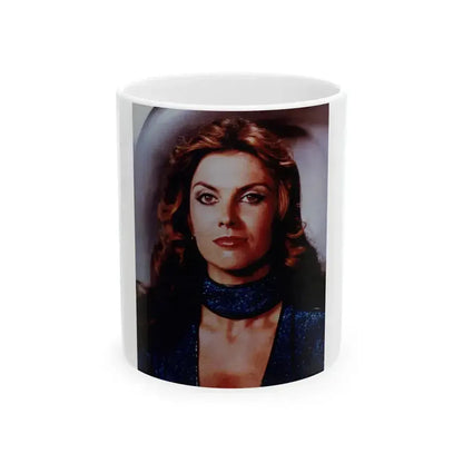 Caroline Munro #351 (Vintage Female Icon) White Coffee Mug 11oz - Go Mug Yourself