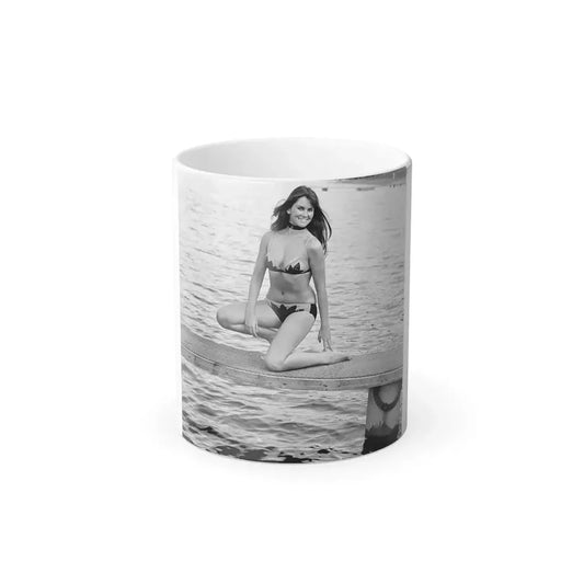 Caroline Munro #352 (Vintage Female Icon) Color Changing Mug 11oz 11oz - Go Mug Yourself