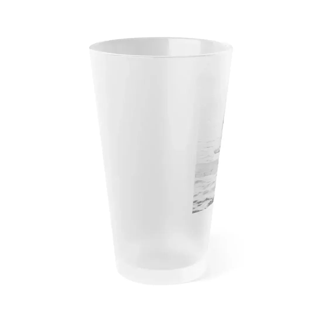 Caroline Munro #352 (Vintage Female Icon) Frosted Pint Glass 16oz - Go Mug Yourself