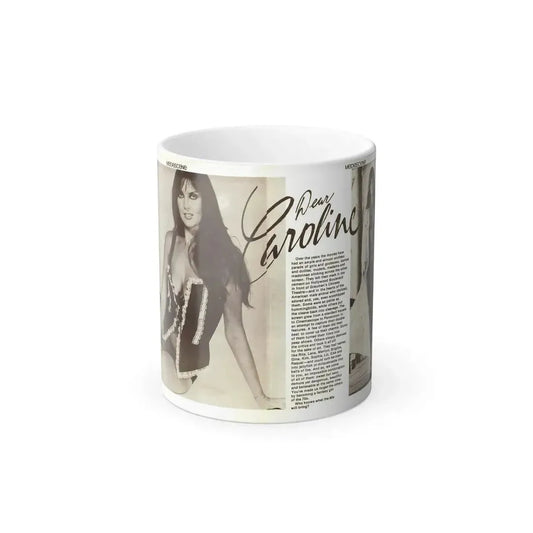 Caroline Munro #356 (Vintage Female Icon) Color Changing Mug 11oz 11oz - Go Mug Yourself