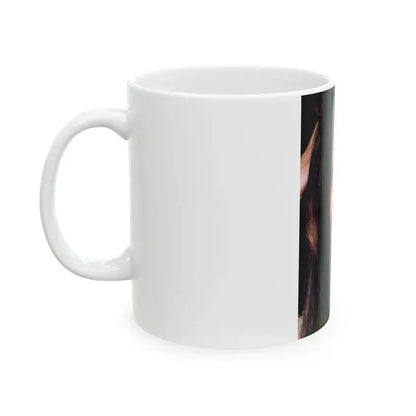 Caroline Munro #359 - Questar Mag. Vol. 2 #3, June '80 (Vintage Female Icon) White Coffee Mug - Go Mug Yourself