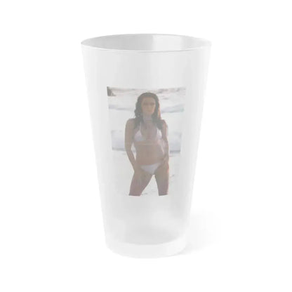 Caroline Munro #360 - Questar Mag. Vol. 2 #3, June '80 (Vintage Female Icon) Frosted Pint Glass 16oz 16oz Frosted - Go Mug Yourself