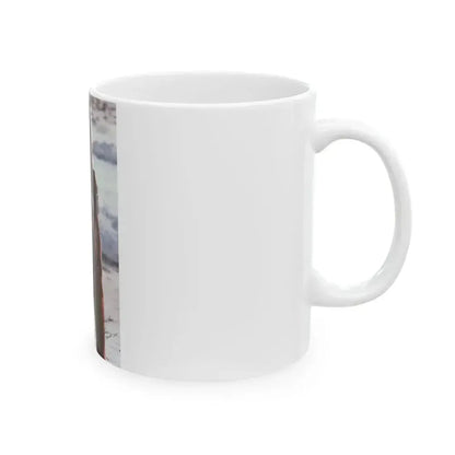 Caroline Munro #360 - Questar Mag. Vol. 2 #3, June '80 (Vintage Female Icon) White Coffee Mug - Go Mug Yourself