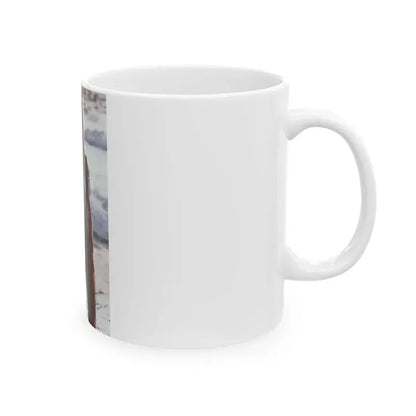 Caroline Munro #360 - Questar Mag. Vol. 2 #3, June '80 (Vintage Female Icon) White Coffee Mug - Go Mug Yourself