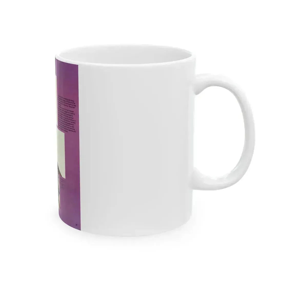 Caroline Munro #362 - Questar Mag. Vol. 2 #3, June '80 (Vintage Female Icon) White Coffee Mug - Go Mug Yourself