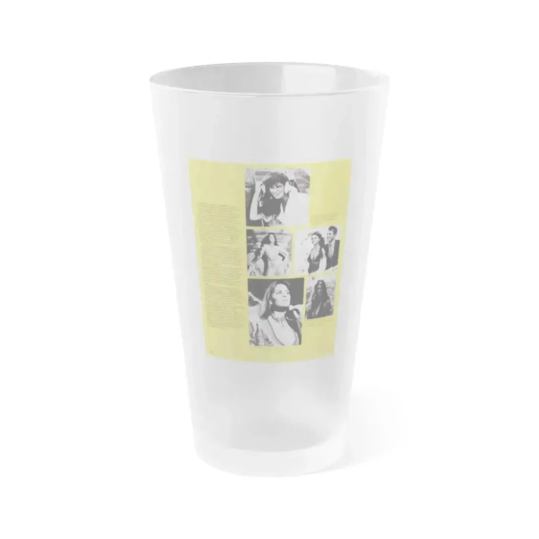 Caroline Munro #363 - Questar Mag. Vol. 2 #3, June '80 (Vintage Female Icon) Frosted Pint Glass 16oz 16oz Frosted - Go Mug Yourself