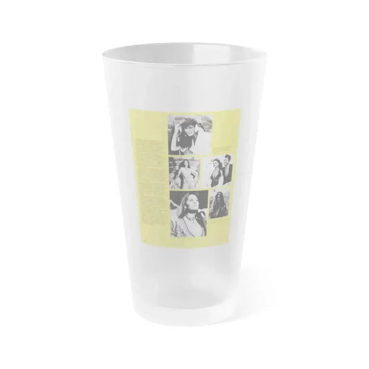 Caroline Munro #363 - Questar Mag. Vol. 2 #3, June '80 (Vintage Female Icon) Frosted Pint Glass 16oz 16oz Frosted - Go Mug Yourself