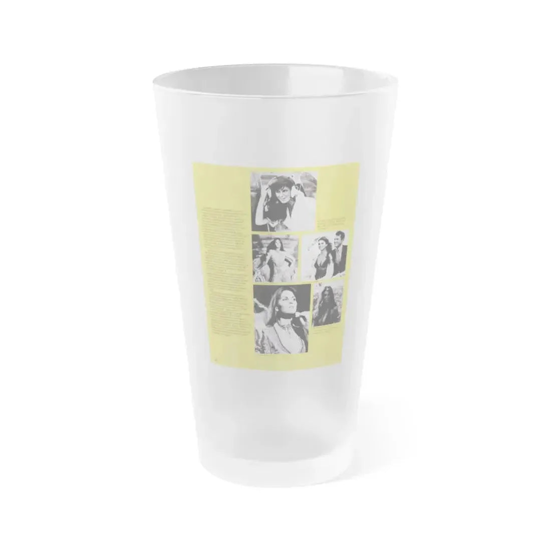 Caroline Munro #363 - Questar Mag. Vol. 2 #3, June '80 (Vintage Female Icon) Frosted Pint Glass 16oz 16oz Frosted - Go Mug Yourself