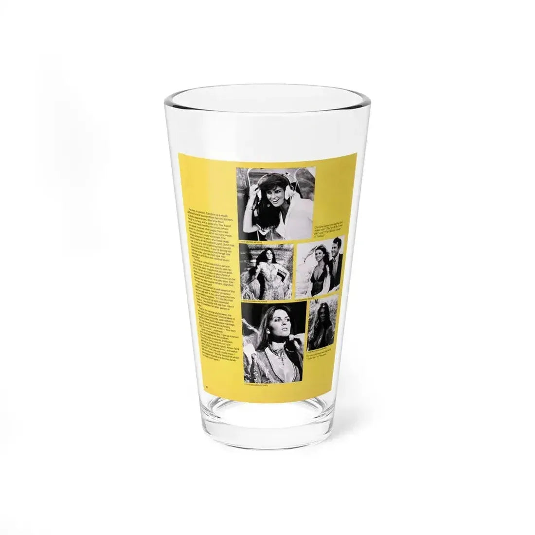Caroline Munro #363 - Questar Mag. Vol. 2 #3, June '80 (Vintage Female Icon) Pint Glass 16oz 16oz - Go Mug Yourself