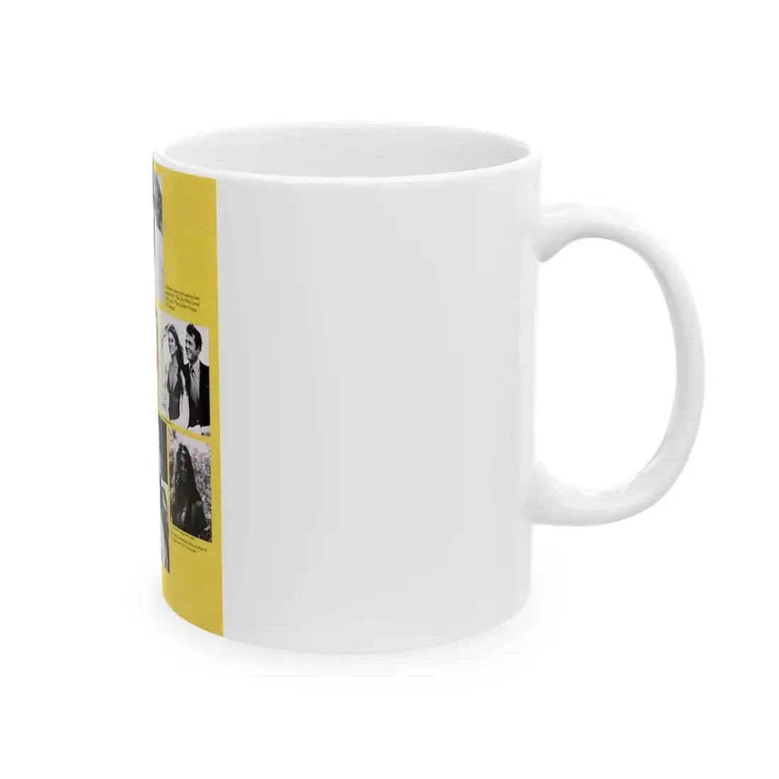 Caroline Munro #363 - Questar Mag. Vol. 2 #3, June '80 (Vintage Female Icon) White Coffee Mug - Go Mug Yourself