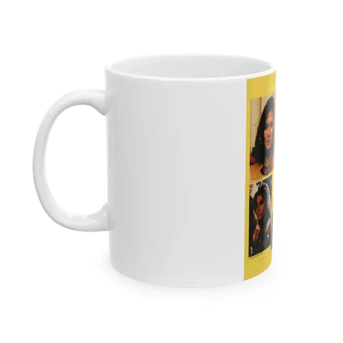 Caroline Munro #364 - Questar Mag. Vol. 2 #3, June '80 (Vintage Female Icon) White Coffee Mug - Go Mug Yourself