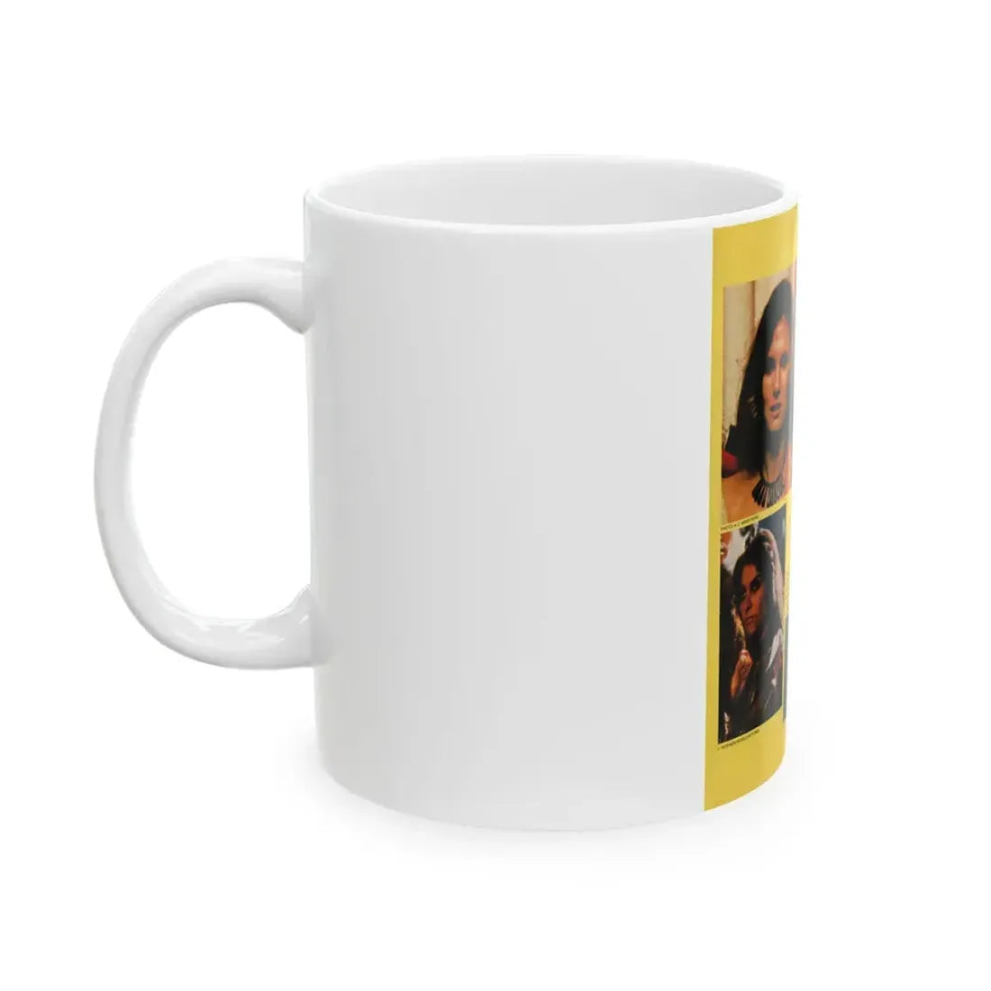 Caroline Munro #364 - Questar Mag. Vol. 2 #3, June '80 (Vintage Female Icon) White Coffee Mug - Go Mug Yourself