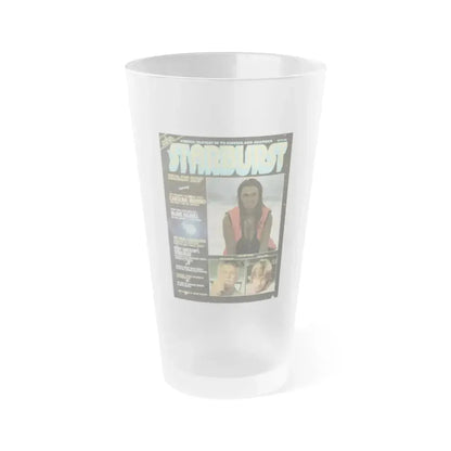 Caroline Munro #365 - Starbust Mag. #24 August '80 (Vintage Female Icon) Frosted Pint Glass 16oz 16oz Frosted - Go Mug Yourself