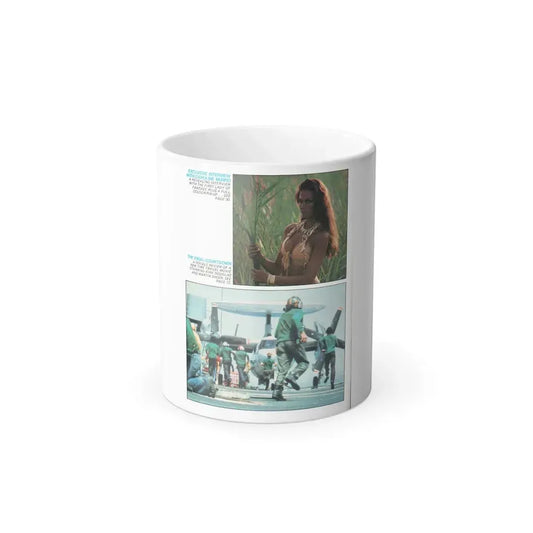 Caroline Munro #366 - Starbust Mag. #24 August '80 (Vintage Female Icon) Color Changing Mug 11oz 11oz - Go Mug Yourself