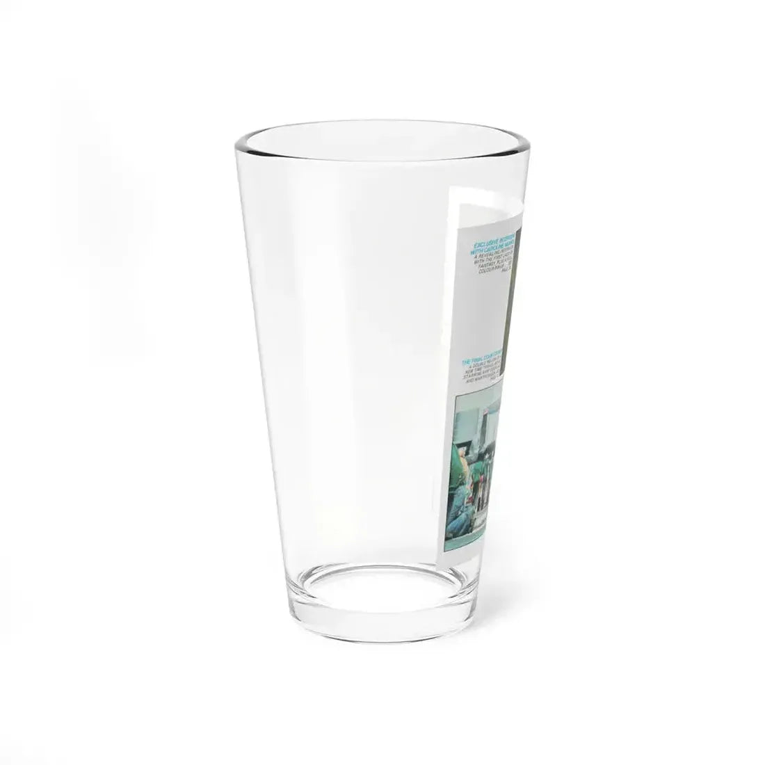 Caroline Munro #366 - Starbust Mag. #24 August '80 (Vintage Female Icon) Pint Glass 16oz - Go Mug Yourself