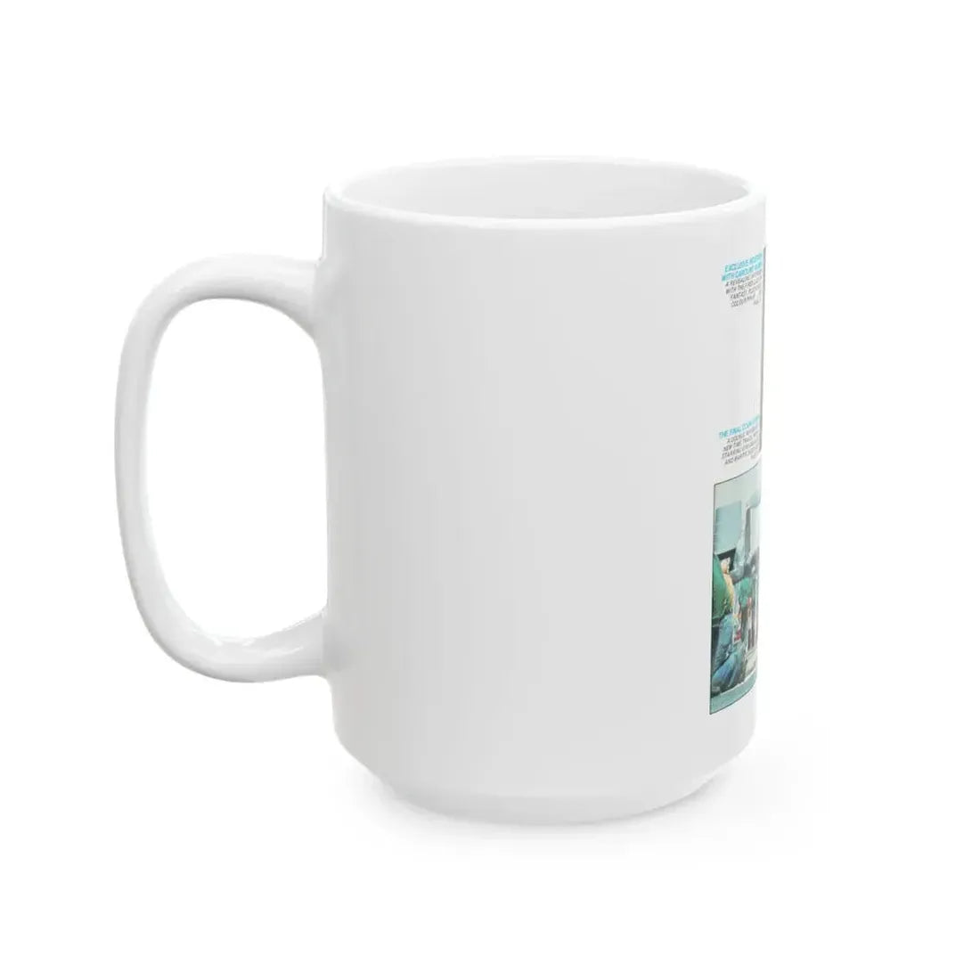 Caroline Munro #366 - Starbust Mag. #24 August '80 (Vintage Female Icon) White Coffee Mug - Go Mug Yourself