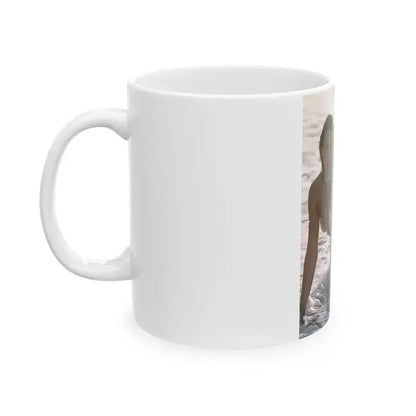 Caroline Munro #367 - Starbust Mag. #24 August '80 (Vintage Female Icon) White Coffee Mug - Go Mug Yourself