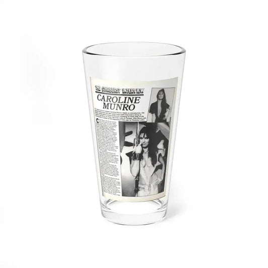 Caroline Munro #368 - Starbust Mag. #24 August '80 (Vintage Female Icon) Pint Glass 16oz 16oz - Go Mug Yourself