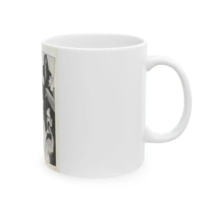 Caroline Munro #368 - Starbust Mag. #24 August '80 (Vintage Female Icon) White Coffee Mug - Go Mug Yourself