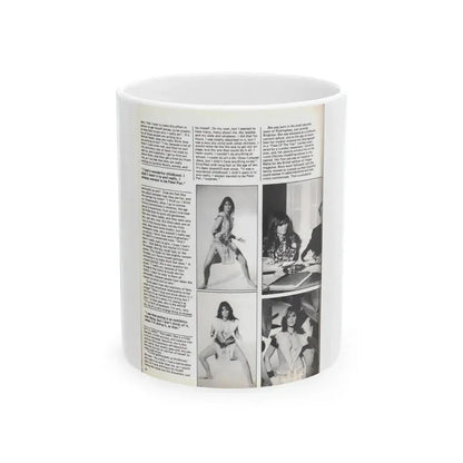 Caroline Munro #369 - Starbust Mag. #24 August '80 (Vintage Female Icon) White Coffee Mug 11oz - Go Mug Yourself