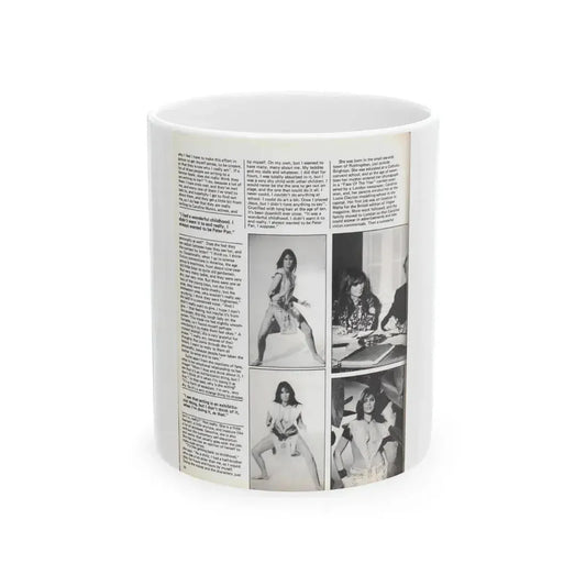 Caroline Munro #369 - Starbust Mag. #24 August '80 (Vintage Female Icon) White Coffee Mug 11oz - Go Mug Yourself