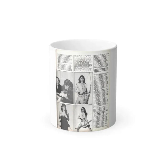 Caroline Munro #370 - Starbust Mag. #24 August '80 (Vintage Female Icon) Color Changing Mug 11oz 11oz - Go Mug Yourself
