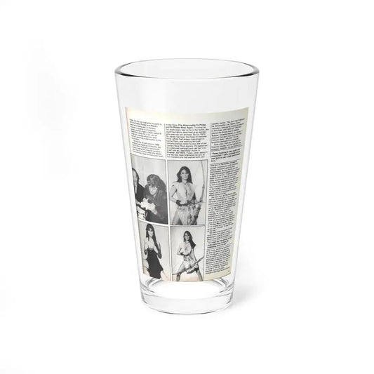 Caroline Munro #370 - Starbust Mag. #24 August '80 (Vintage Female Icon) Pint Glass 16oz 16oz - Go Mug Yourself