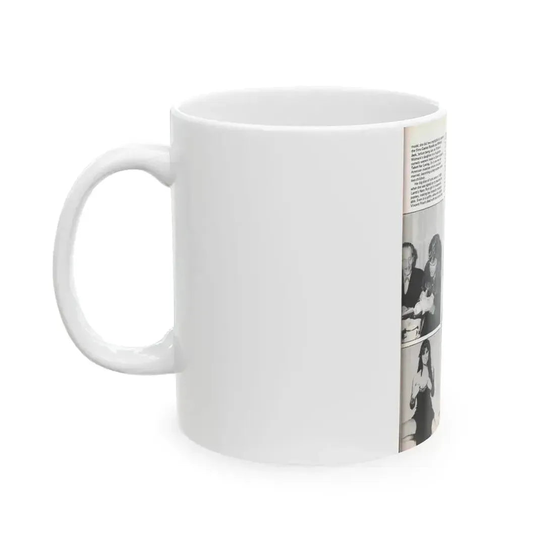 Caroline Munro #370 - Starbust Mag. #24 August '80 (Vintage Female Icon) White Coffee Mug - Go Mug Yourself