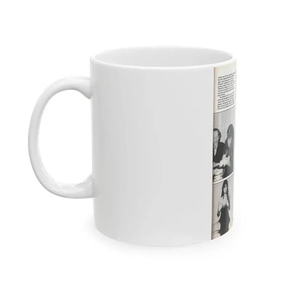 Caroline Munro #370 - Starbust Mag. #24 August '80 (Vintage Female Icon) White Coffee Mug - Go Mug Yourself