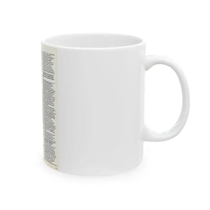 Caroline Munro #370 - Starbust Mag. #24 August '80 (Vintage Female Icon) White Coffee Mug - Go Mug Yourself