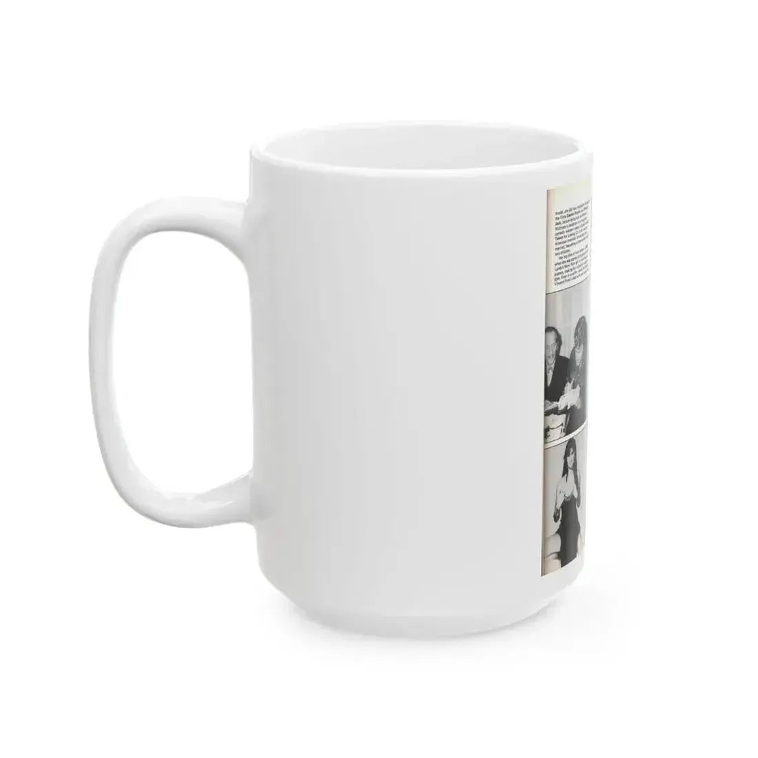 Caroline Munro #370 - Starbust Mag. #24 August '80 (Vintage Female Icon) White Coffee Mug - Go Mug Yourself