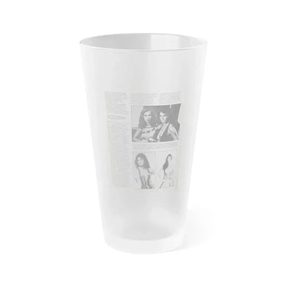 Caroline Munro #371 - Starbust Mag. #24 August '80 (Vintage Female Icon) Frosted Pint Glass 16oz 16oz Frosted - Go Mug Yourself