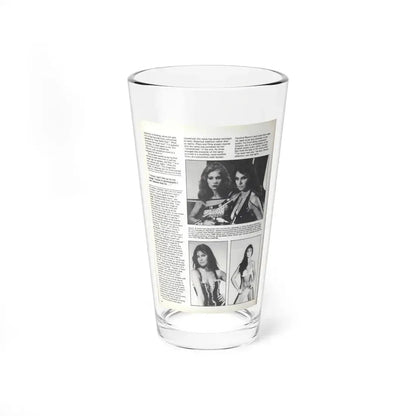 Caroline Munro #371 - Starbust Mag. #24 August '80 (Vintage Female Icon) Pint Glass 16oz 16oz - Go Mug Yourself