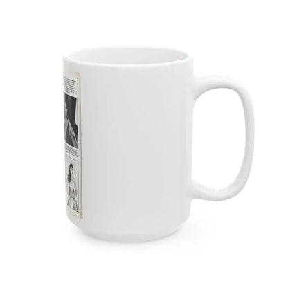 Caroline Munro #371 - Starbust Mag. #24 August '80 (Vintage Female Icon) White Coffee Mug - Go Mug Yourself