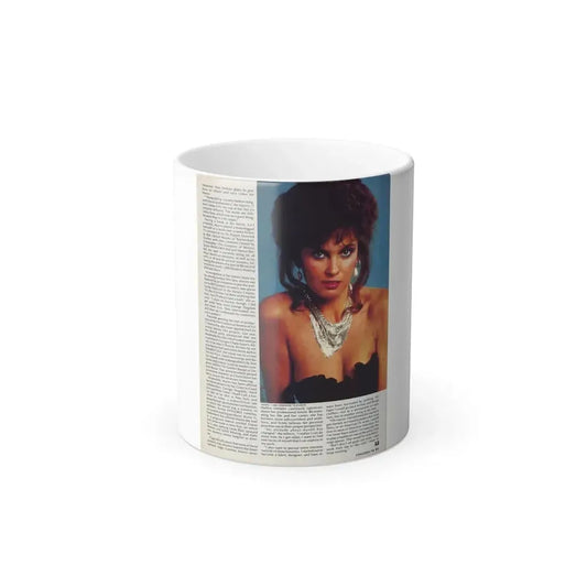 Caroline Munro #372 (Vintage Female Icon) Color Changing Mug 11oz 11oz - Go Mug Yourself