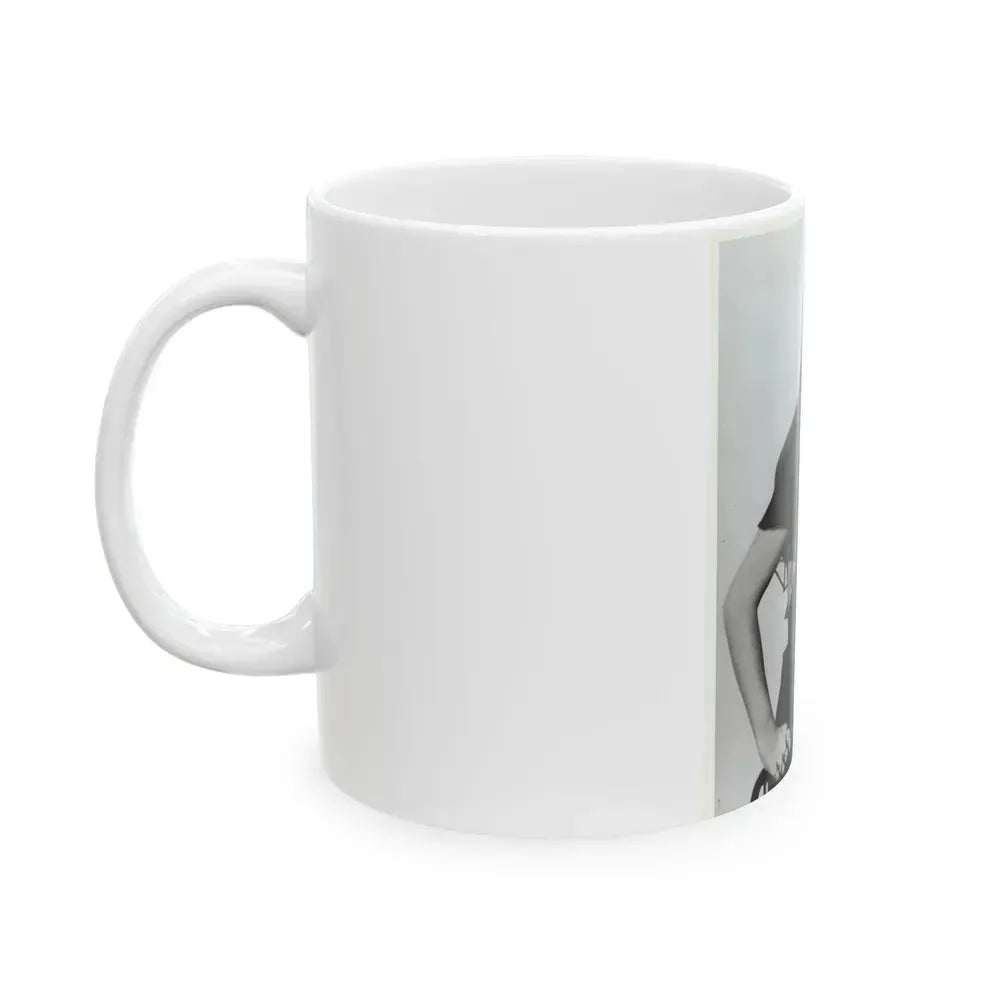 Caroline Munro #382 (Vintage Female Icon) White Coffee Mug - Go Mug Yourself