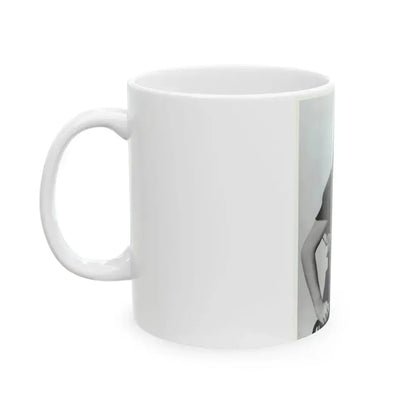 Caroline Munro #382 (Vintage Female Icon) White Coffee Mug - Go Mug Yourself
