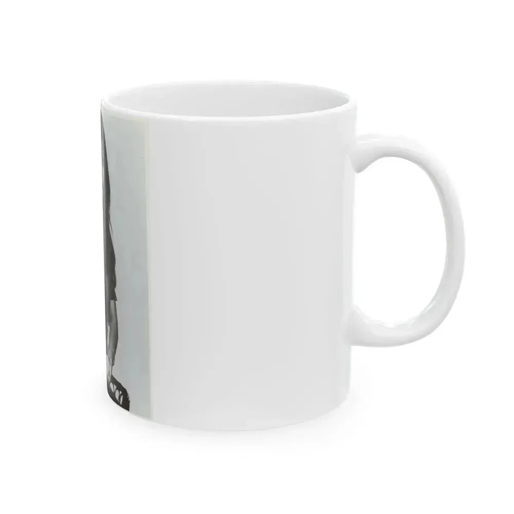 Caroline Munro #382 (Vintage Female Icon) White Coffee Mug - Go Mug Yourself