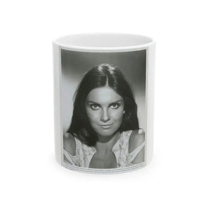 Caroline Munro #395 (Vintage Female Icon) White Coffee Mug 11oz - Go Mug Yourself