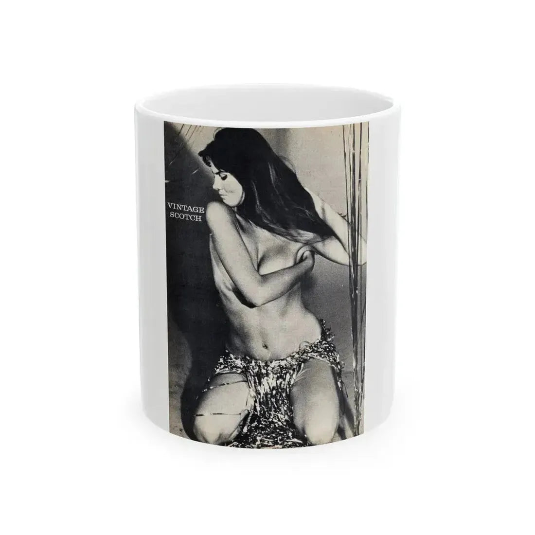 Caroline Munro #40 (Vintage Female Icon) White Coffee Mug 11oz - Go Mug Yourself