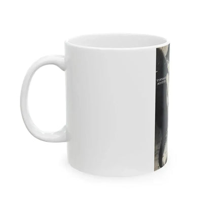 Caroline Munro #40 (Vintage Female Icon) White Coffee Mug - Go Mug Yourself