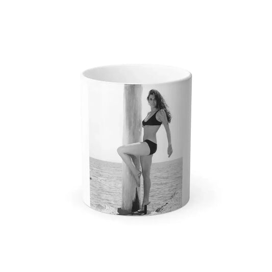 Caroline Munro #403 (Vintage Female Icon) Color Changing Mug 11oz 11oz - Go Mug Yourself